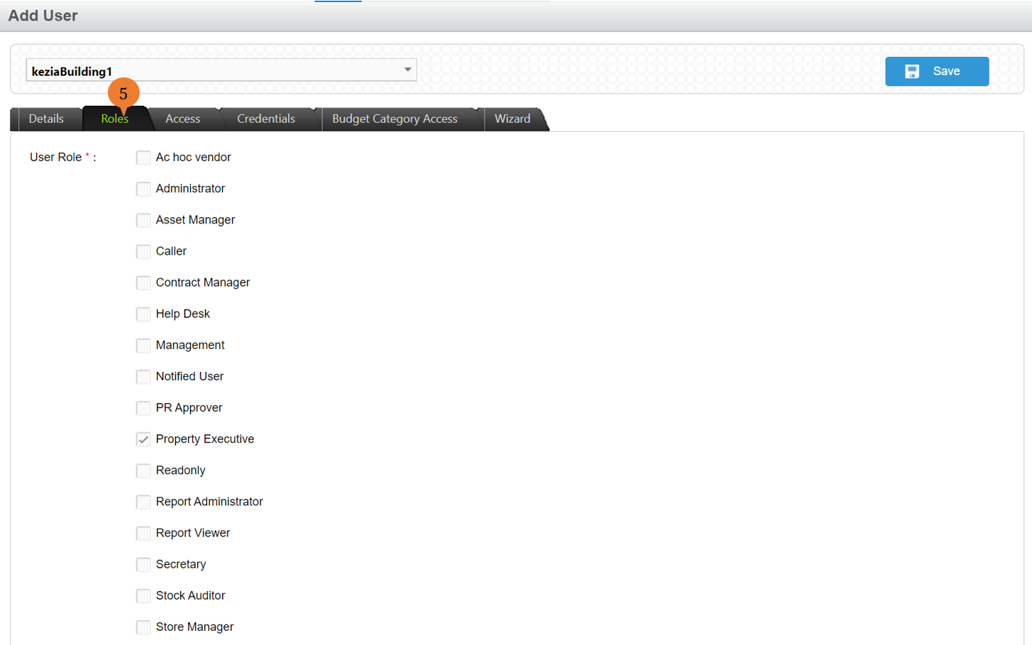 steps 5 to add user