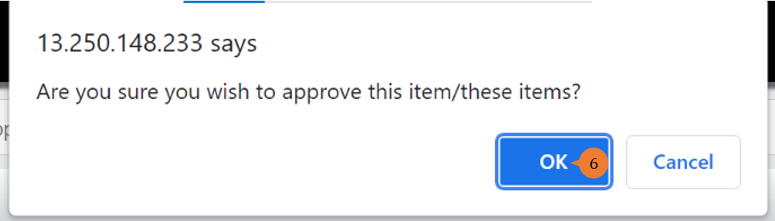 steps 6 to approve PR