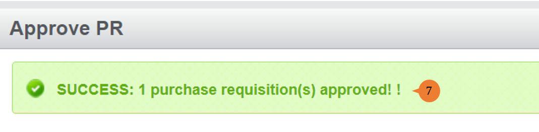steps 7 to approve PR