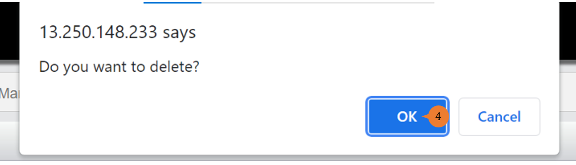 steps 4 to delete budget category