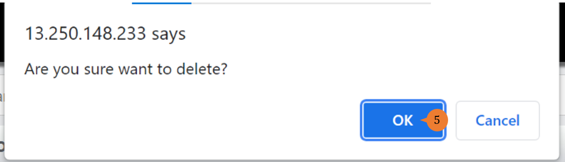 steps 5 to delete budget sub-category
