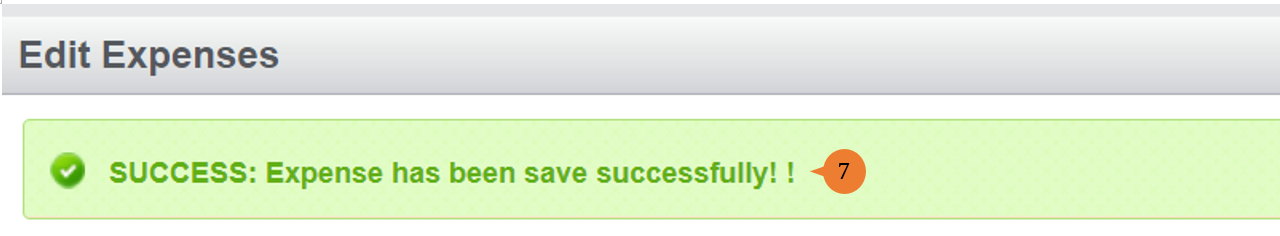 steps 7 to edit expenses