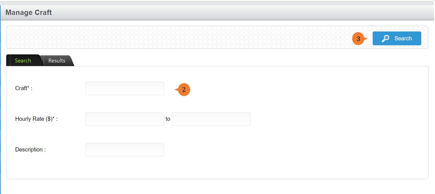steps 2 to 3 to manage craft