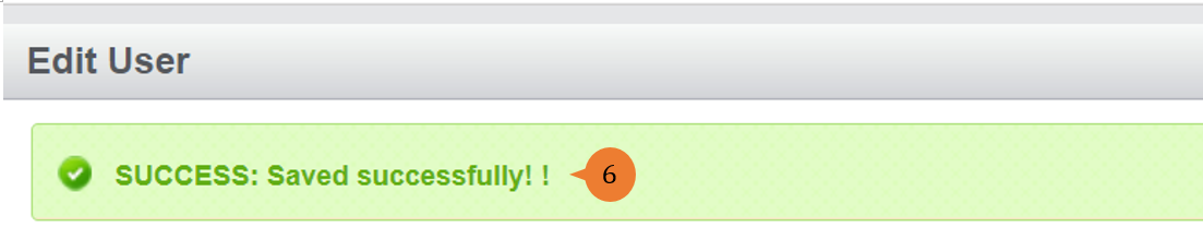 steps 6 to manage user